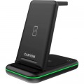 Canyon Зарядний пристрій Canyon WS- 304 Foldable 3in1 Wireless charger (CNS-WCS304B)