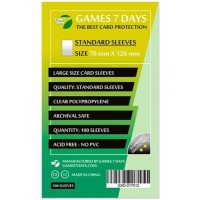 Протектор для карт Games7Days 70 х 120 мм, Large, 100 шт (STANDART) (GSD-017012) Протектор для карт Games7Days 70 х 120 мм, Large, 100 шт (STANDART) (GSD-017012)