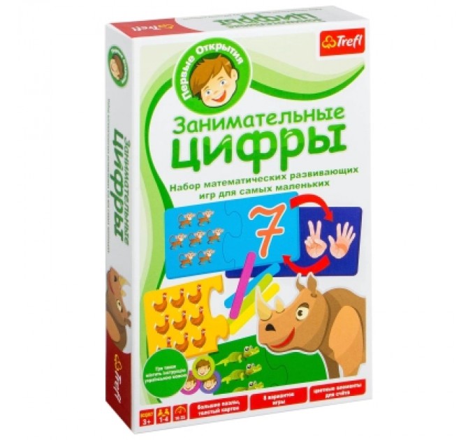 Trefl Настільна гра Trefl АБВГДейка. Цікаві цифри (02162)