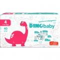 Dino Baby Підгузки Dino Baby Розмір 4 (7-14 кг) 40 шт (4823098410591)