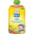Чудо-Чадо Дитяче пюре Чудо-Чадо Яблуко, морква, айва з 5 місяців 90 г (4820016253629)