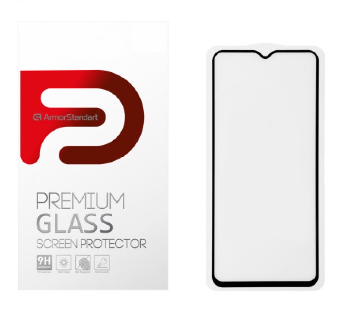 Armorstandart Скло захисне Armorstandart Full Glue TECNO POP 4 Pro (BC3) Black (ARM58130)