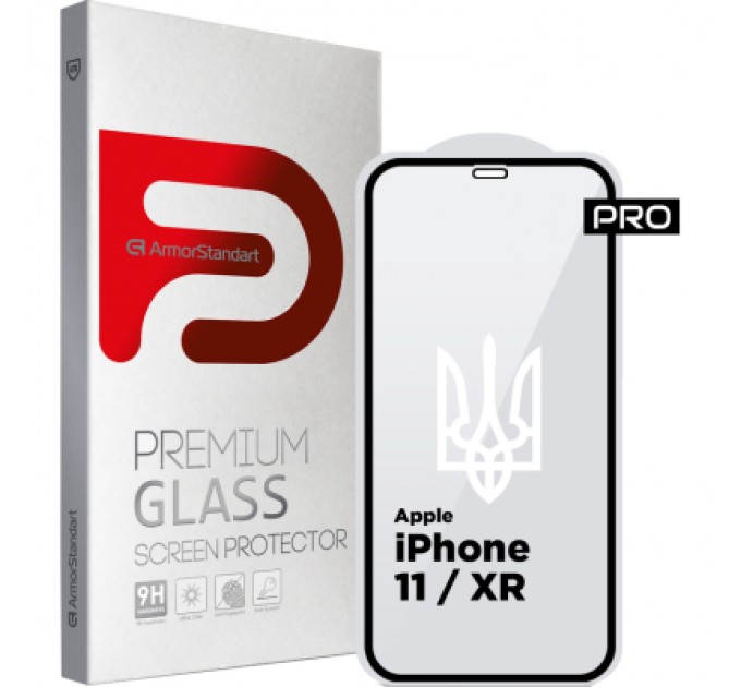Armorstandart Скло захисне Armorstandart Pro 3D LE Apple iPhone 11 / XR Black (ARM65653)