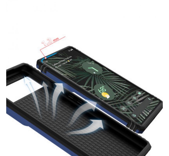 BeCover Чохол до мобільного телефона BeCover Military Google Pixel 6 Pro Blue (708830)