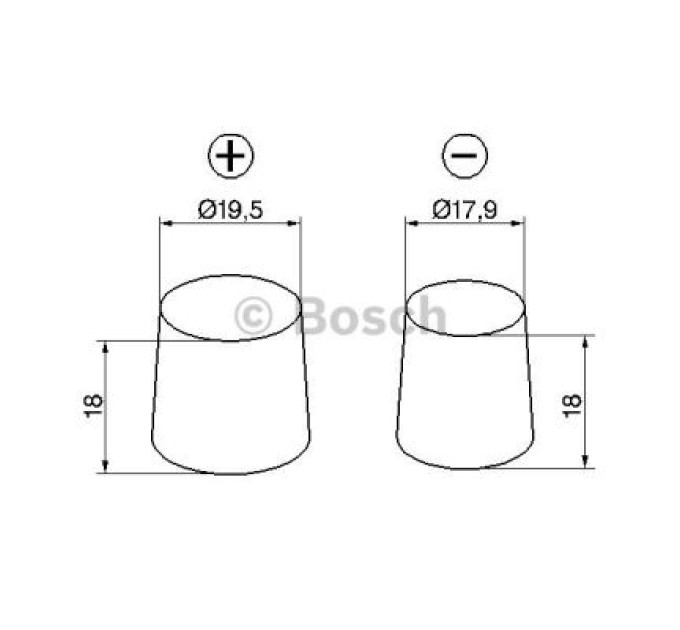 Bosch Акумулятор автомобільний Bosch 63А (0 092 S50 050)