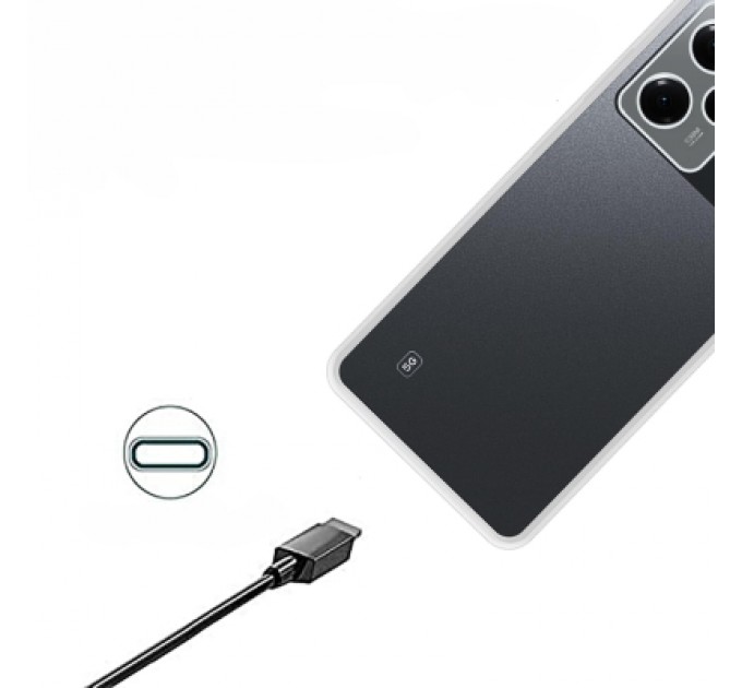 BeCover Чохол до мобільного телефона BeCover Xiaomi Redmi Note 12 Pro 5G Transparancy (708813)