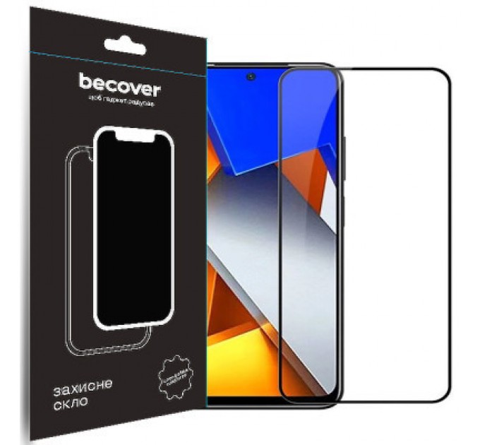Скло захисне BeCover Poco M4 Pro 4G Black (708590)