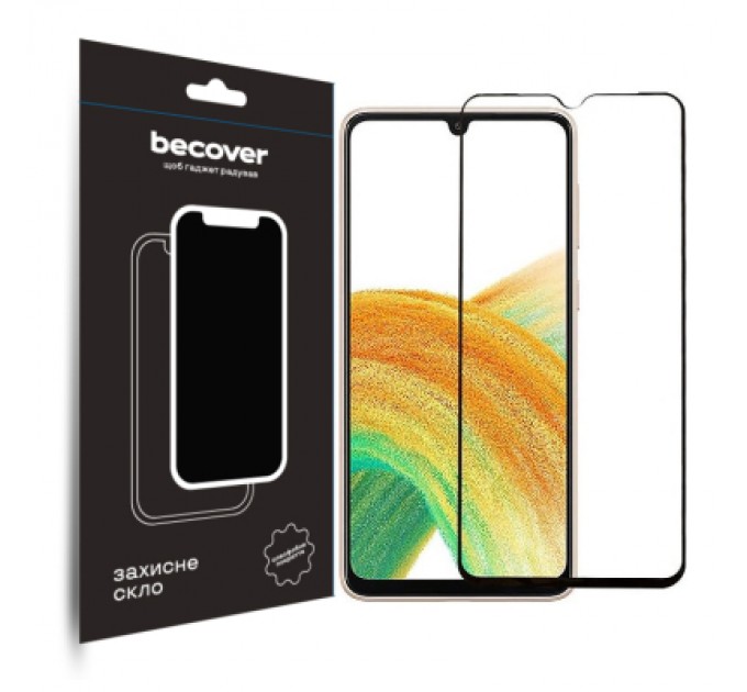 BeCover Скло захисне BeCover Samsung Galaxy A34 5G SM-A346 Black (708840)