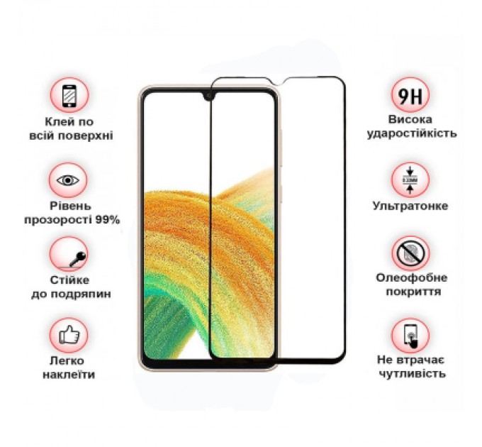 BeCover Скло захисне BeCover Samsung Galaxy A34 5G SM-A346 Black (708840)