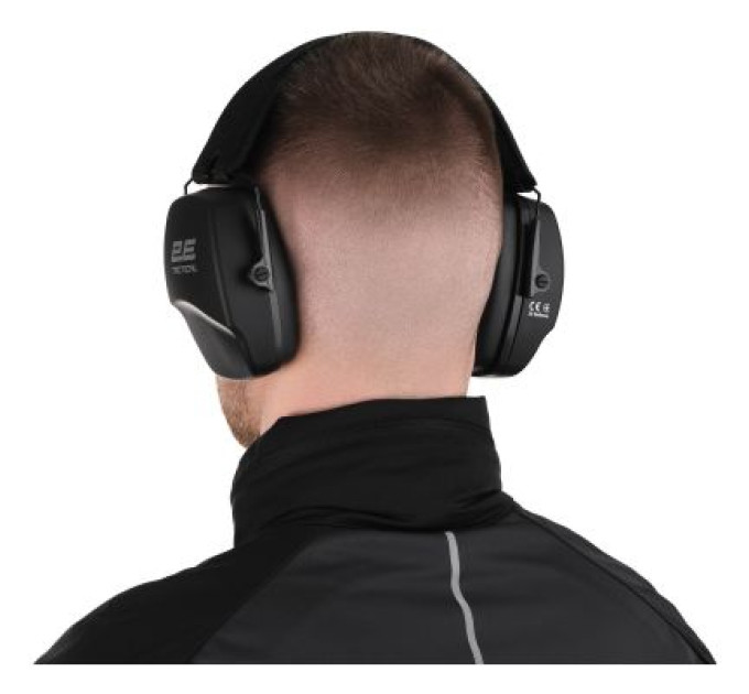 2E Навушники для стрільби 2E Defence NRR 25 dB пасивні Black (2E-TPE016BK)