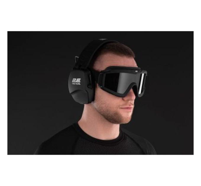 2E Навушники для стрільби 2E Defence NRR 25 dB пасивні Black (2E-TPE016BK)