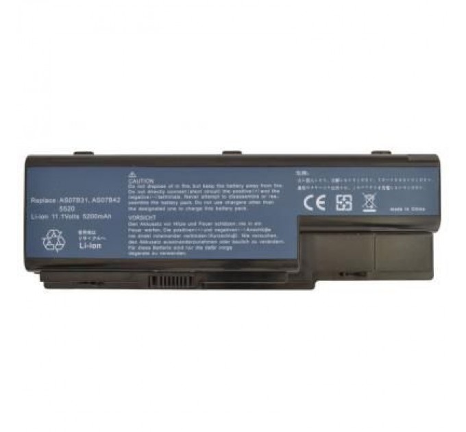 AlSoft Акумулятор до ноутбука AlSoft Acer AS07B31 5200mAh 6cell 11.1V Li-ion (A41115)