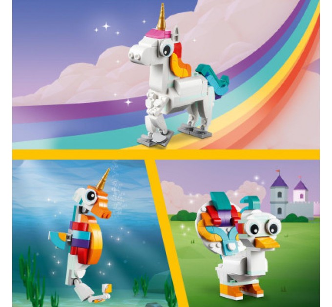 Конструктор LEGO Creator Магічний єдиноріг 145 деталей (31140)