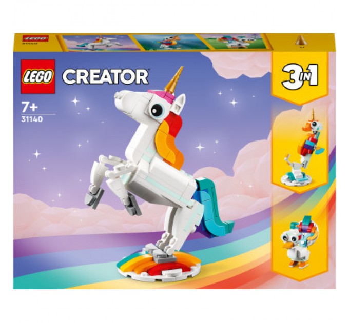 Конструктор LEGO Creator Магічний єдиноріг 145 деталей (31140)