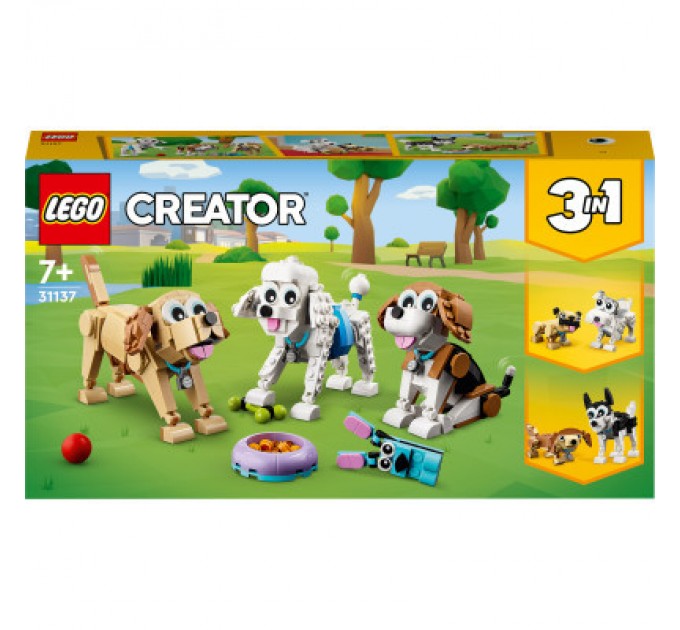 LEGO Конструктор LEGO Creator Милі собачки 475 деталей (31137)