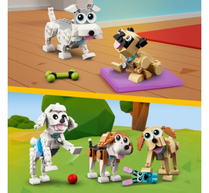 LEGO Конструктор LEGO Creator Милі собачки 475 деталей (31137)