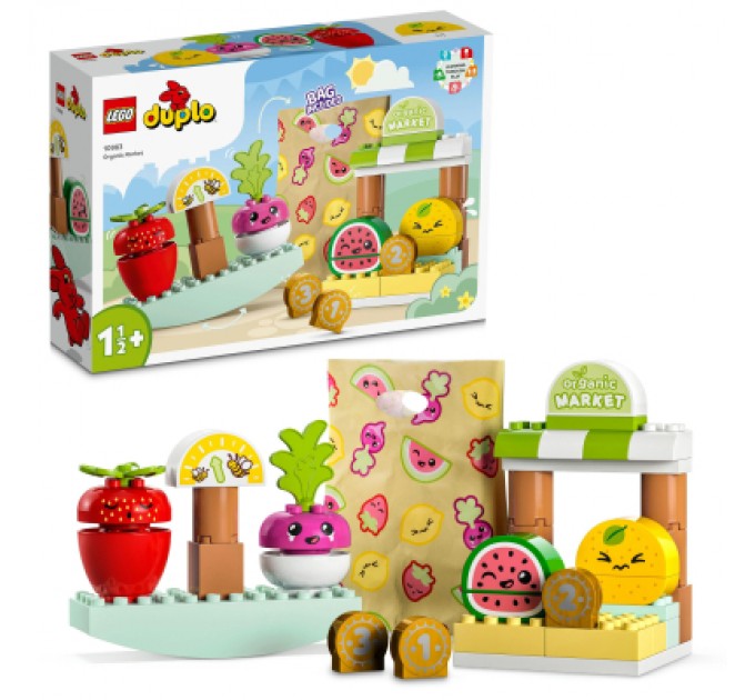 LEGO Конструктор LEGO DUPLO My First Органічний ринок 40 деталей (10983)