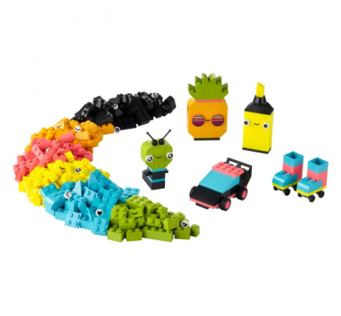 LEGO Конструктор LEGO Classic Творчі неонові веселощі 333 деталі (11027)