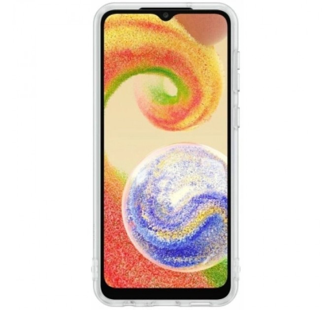 Samsung Чохол до мобільного телефона Samsung Samsung A04 Soft Clear Cover Transparency (EF-QA045TTEGRU)