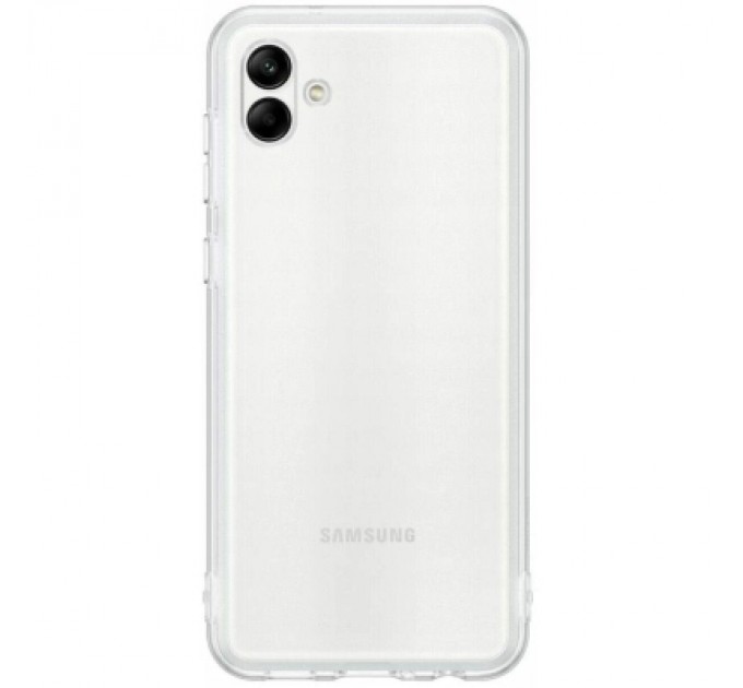 Samsung Чохол до мобільного телефона Samsung Samsung A04 Soft Clear Cover Transparency (EF-QA045TTEGRU)