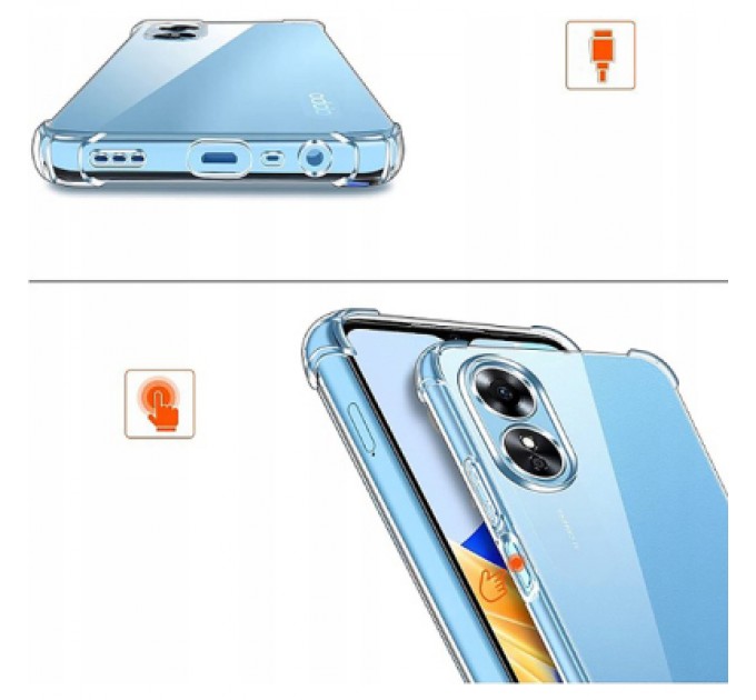 BeCover Чохол до мобільного телефона BeCover Anti-Shock Oppo A17 Clear (708894)