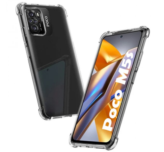 BeCover Чохол до мобільного телефона BeCover Anti-Shock Poco M5s Clear (708895)