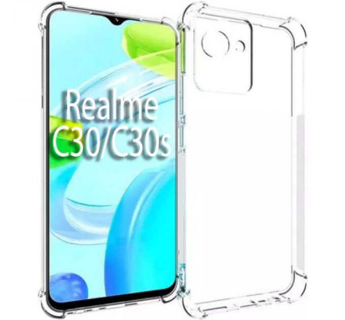 BeCover Чохол до мобільного телефона BeCover Anti-Shock Realme C30/C30s Clear (708925)