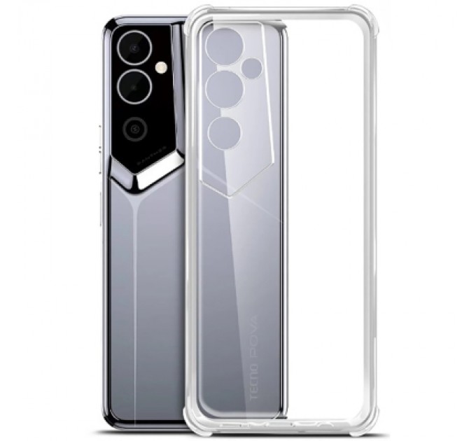 BeCover Чохол до мобільного телефона BeCover Anti-Shock Tecno POVA Neo 2 (LG6n) Clear (708905)
