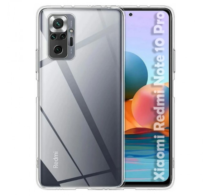 Чохол до мобільного телефона BeCover Xiaomi Redmi Note 10 Pro Transparancy (708938)