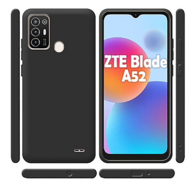 BeCover Чохол до мобільного телефона BeCover ZTE Blade A52 Black (708941)