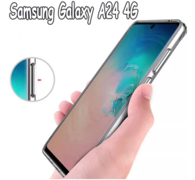 BeCover Чохол до мобільного телефона BeCover Space Case Samsung Galaxy A24 4G SM-A245 Transparancy (708955)