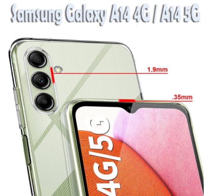 BeCover Чохол до мобільного телефона BeCover Samsung Galaxy A14 4G SM-A145/A14 5G SM-A146 Transparancy (708971)