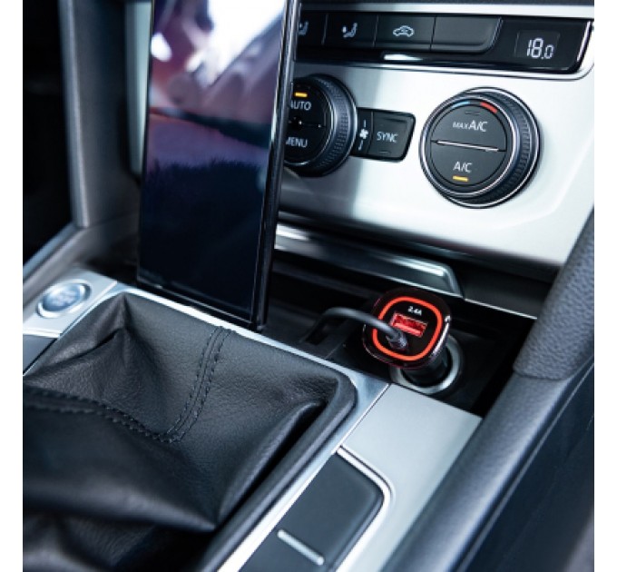 Modecom Зарядний пристрій Modecom USB 2.4A + cable Micro USB Royal KULU-01 (ZT-MC-KULU-01)