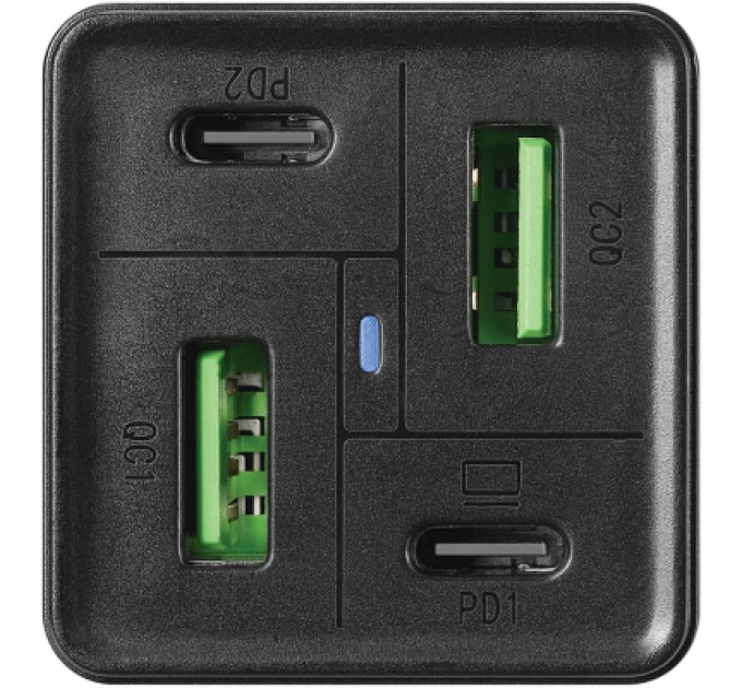 Sandberg Зарядний пристрій Sandberg 4in1 2xUSB-C 2xUSB PD 65W QC 3.0 20W (441-45)