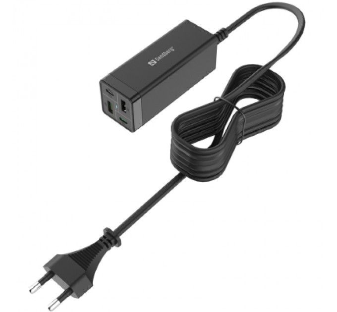 Sandberg Зарядний пристрій Sandberg 4in1 2xUSB-C 2xUSB PD 65W QC 3.0 20W (441-45)