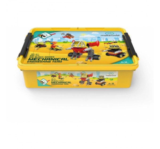 Makerzoid Конструктор Makerzoid Big Building Blocks-Mechanical Engineering Team (MKZ-OBK-MET)