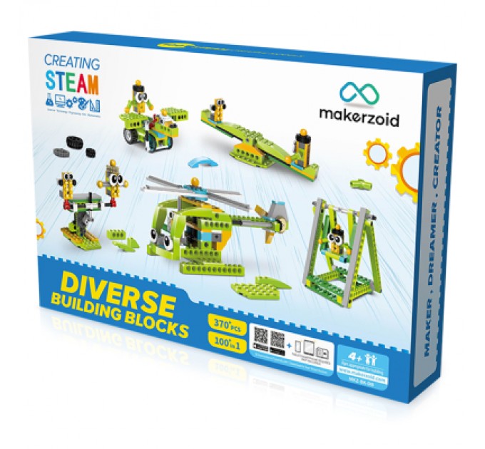 Makerzoid Конструктор Makerzoid Diverse Building Blocks (MKZ-BK-DB)