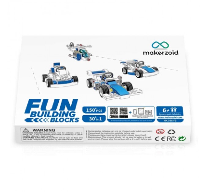 Makerzoid Конструктор Makerzoid Fun Building Blocks (MKZ-BK-FB)