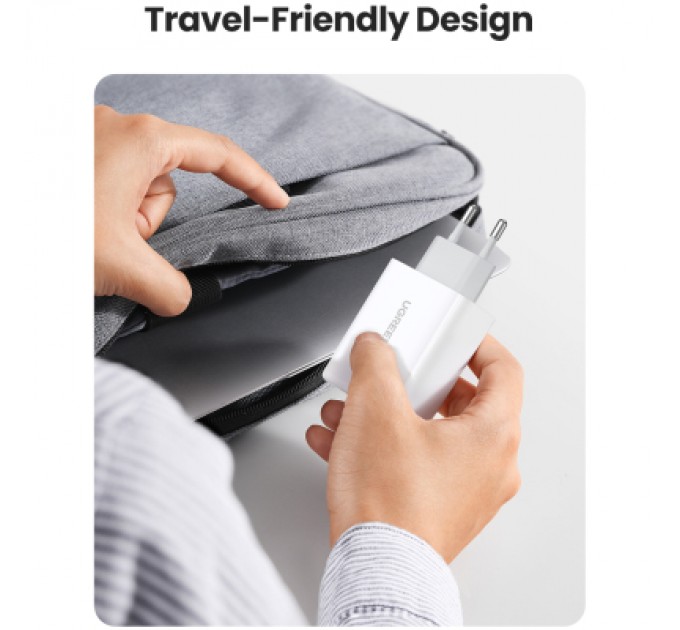 Ugreen Зарядний пристрій Ugreen 2xUSB 40W PD (2xType-C) PD CD243 White (10343)