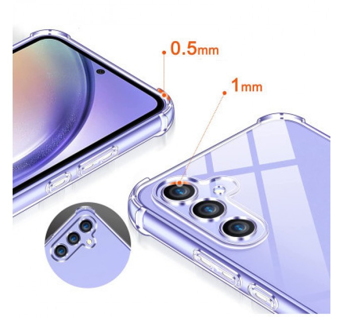 BeCover Чохол до мобільного телефона BeCover Anti-Shock Samsung Galaxy A54 5G SM-A546 Clear (709085)