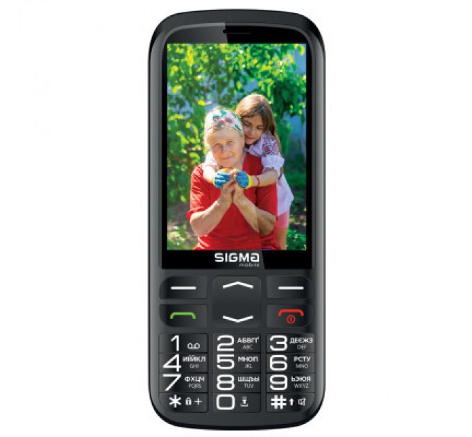 Sigma Мобільний телефон Sigma Comfort 50 Optima Type-C Black (4827798122310)