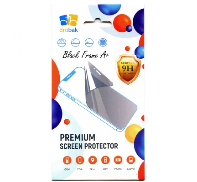 Drobak Скло захисне Drobak Motorola E13 Black Frame A+ (717142)