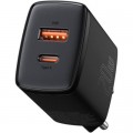 Baseus Зарядний пристрій Baseus Compact Quick Charger U+C 20W EU Black (CCXJ-B01)