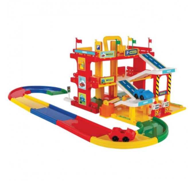 Wader Ігровий набір Wader Гараж "Сервіс" з дорогою (50470)