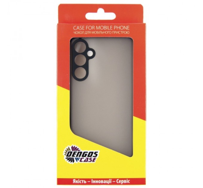 Dengos Чохол до мобільного телефона Dengos Matte Samsung Galaxy A34 5G (black) (DG-TPU-MATT-119)