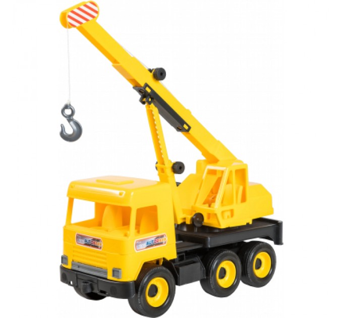 Tigres Спецтехніка Tigres Авто "Middle truck" кран (жовтий) в коробці (39491)