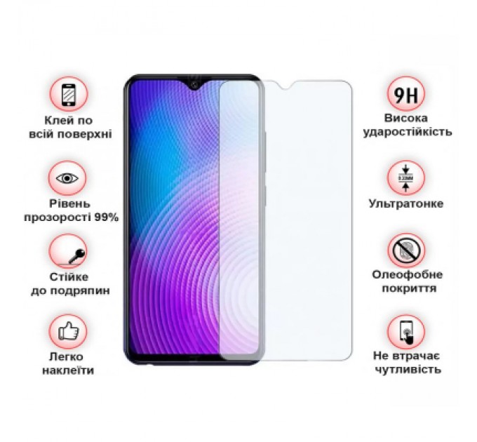 BeCover Скло захисне BeCover Tecno Pop 7 (BF6) 3D Crystal Clear Glass (709265)