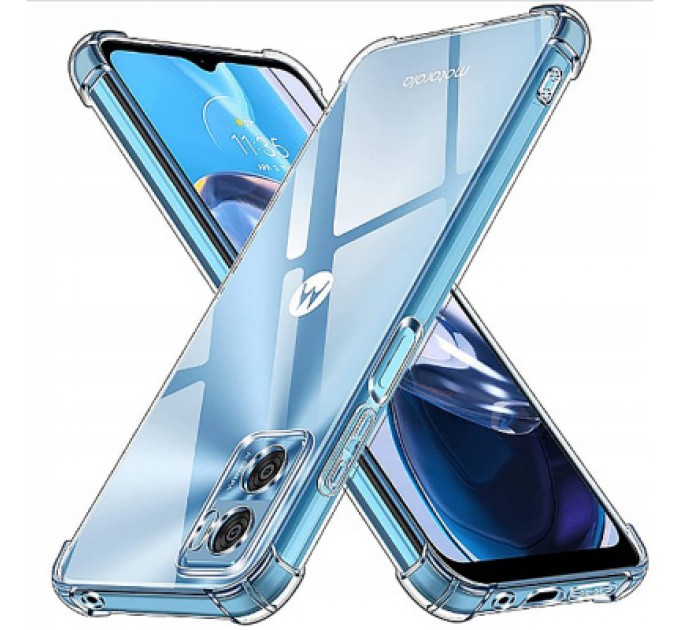 Чохол до мобільного телефона BeCover Anti-Shock Motorola Moto E22/E22i Clear (709321)