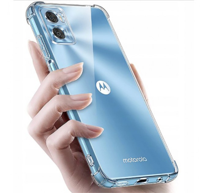 Чохол до мобільного телефона BeCover Anti-Shock Motorola Moto E22/E22i Clear (709321)