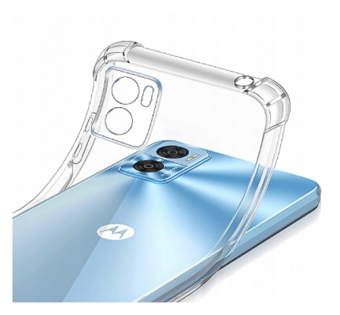 Чохол до мобільного телефона BeCover Anti-Shock Motorola Moto E22/E22i Clear (709321)